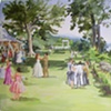Final painting: Renee and Robert, completed the day after the wedding on site