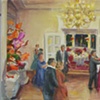Final painting: Bonny and Dimitry, completed in the studio