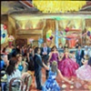 Final painting: Gabrielle's Bat Mitzvah: completed with more detailed family portraits in the studio