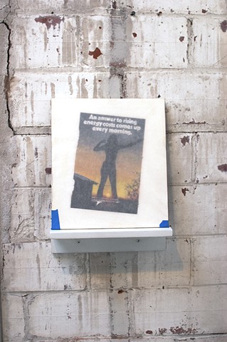 An unrealized painting. Wrapped and put away to be reconsidered at some later date.
1977, 2009, 2013