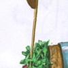 Preliminary sketch for "A Quonset Cakewalk"