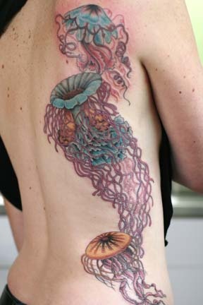 bill byers tattoos jellyfish bill byers tattoos jellyfish
