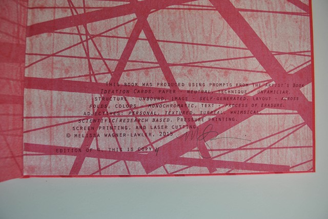 The Familiar Space (colophon detail)