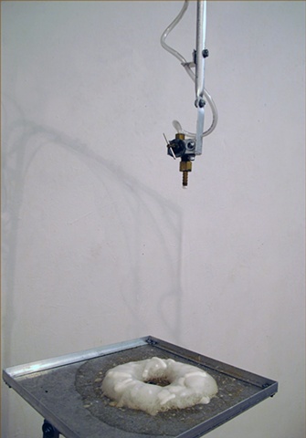Mark Porter kinetic sculpture, kinetic sculpture, Mark Porter, performative sculpture, found objects, chicago, machine, kinetic mechanical sculpture