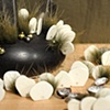 Wanderlux 
Mineral Brooch with Pearls 
