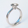 Platinum engagement ring