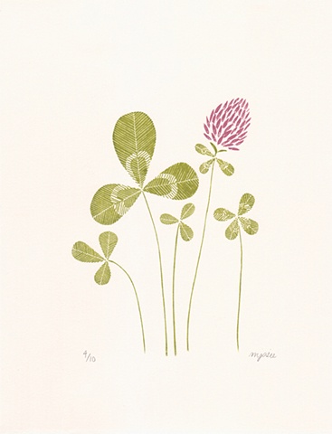 silkscreen,print,mushrooms,green,grey,enoki,morel,chantarelle