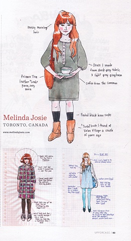 Uppercase,Magazine,drawing,What I Wore Today,Flickr,Gemma Correll