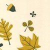 Leaves Letterpress Card