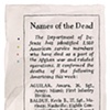 Names of the Dead