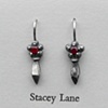 Barleycorn and Flower Earrings