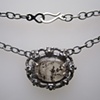 Dendritic Quartz and Black Diamond Necklace