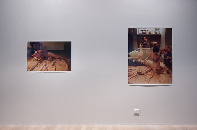 BAD SAMARITANS VOINA (RUSSIA) Kira O'Reilly (UK) Mia Bailey (Germany) Curated by Alicia King May 4 - June 3 CAST Gallery, Hobart, Tasmania.