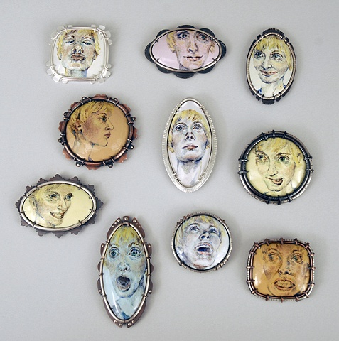 Self Portrait Brooch Series 2