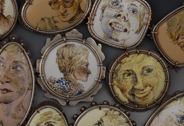 Self Portrait Brooch Series