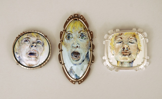 Grouping- from Self Portrait Brooch Series 2