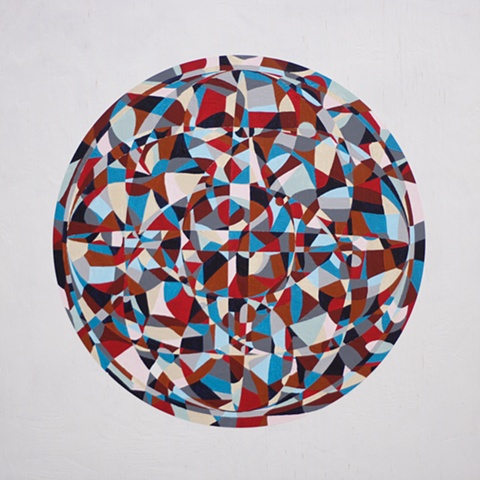 op art; optical art, acrylic painting