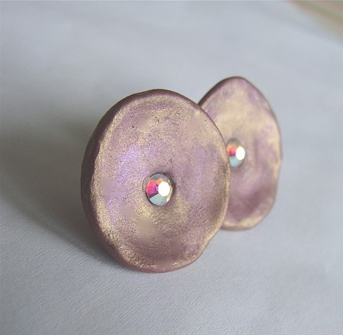 MODERNE Poppy Crystal Studs