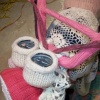 HAND KNIT MOTORCYCLE COZY - DETAIL