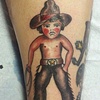 Mean cowboy!