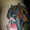 Butterfly Girl Face Detail