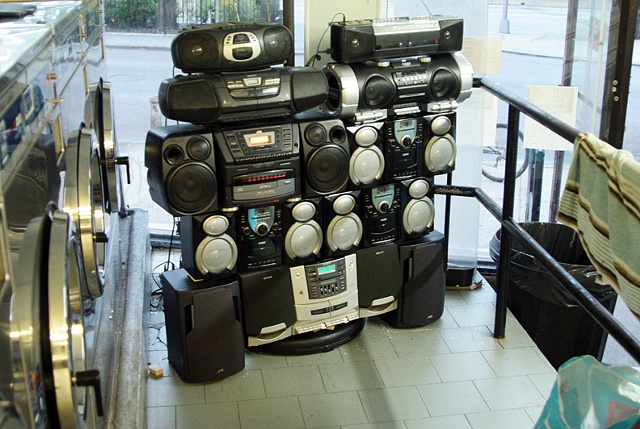 Got The Power: Washington Heights at the Gold Star Laundromat 155th st. and Edgecombe Ave. New York, NY