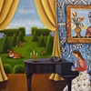 Debra Plays Piano/SOLD