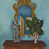 Mr. Tabby and The Mirror/SOLD