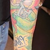 Jared's arm