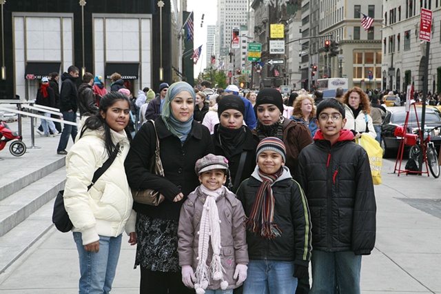 Hosna and family, UK