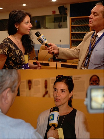 Interview with Mexican media, Shamina and Gala