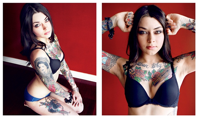 Danae Ayala for Inked Girls Magazine/ Photographer: Isaac Joel Torres