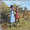 Snow White and Rose Red Go Hunting